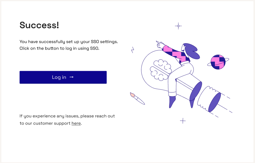 Thredd Portal Super Admin Setup success screen