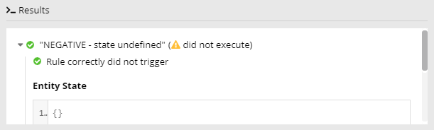 Rule not triggered